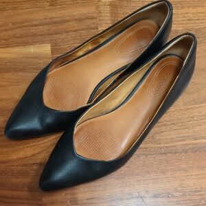 Corso Como Jullia Black Leather Flats
